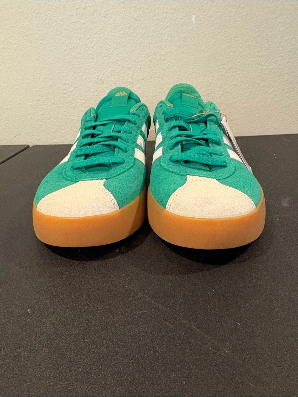 Adidas VL Court 3.0 Green Suede Gum Sole Classic Skate NEW JP5285 Mens Size 10 - Picture 9 of 10